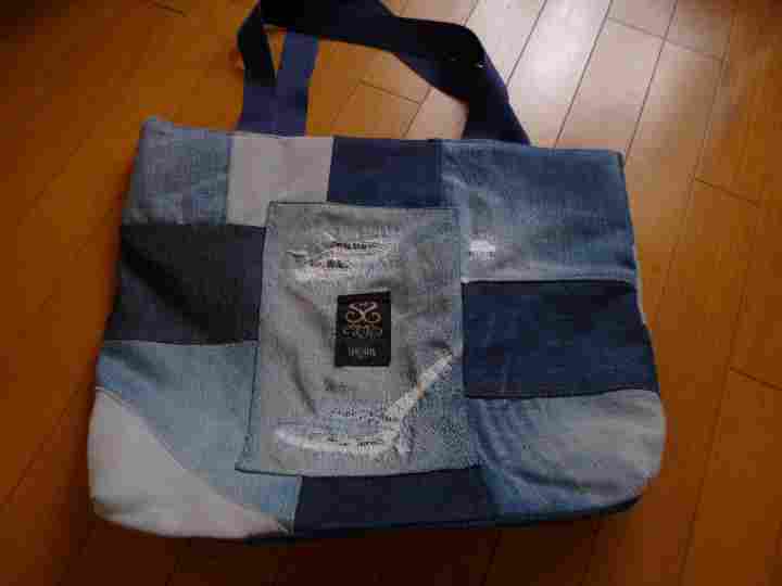★デニム　リメイク　トートバッグ②★