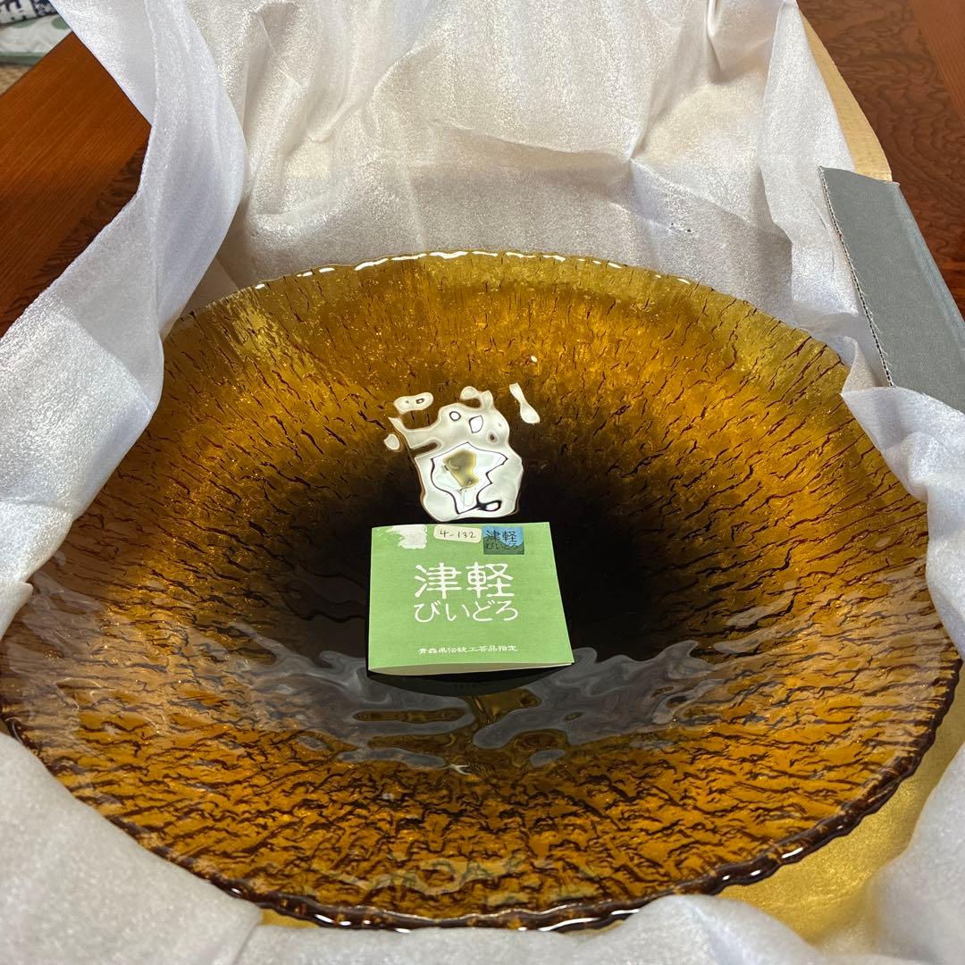 いけばな　小原流　池坊 草月流　大型硝子水盤　花器　華道　津軽びいどろ