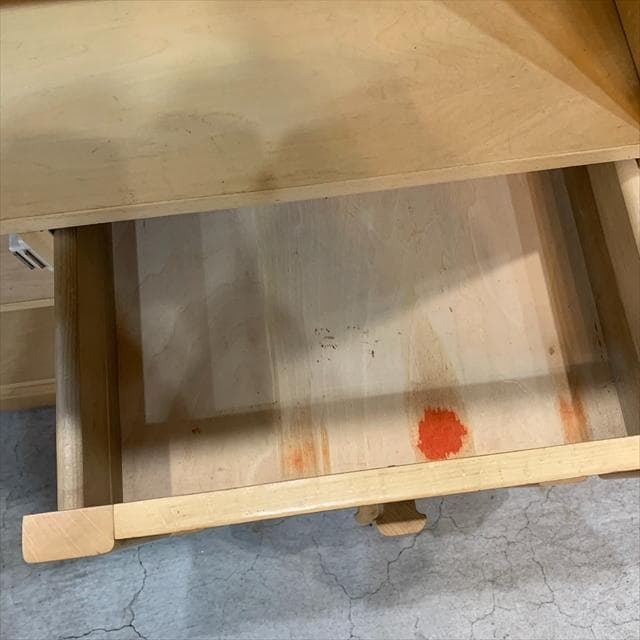 ヴィンテージのナチュラルサイドキャビネット