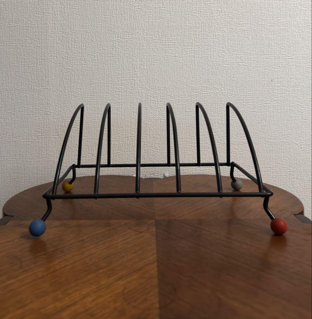 1950s ミッドセンチュリー ワイヤー レター/マガジンラック ビンテージ