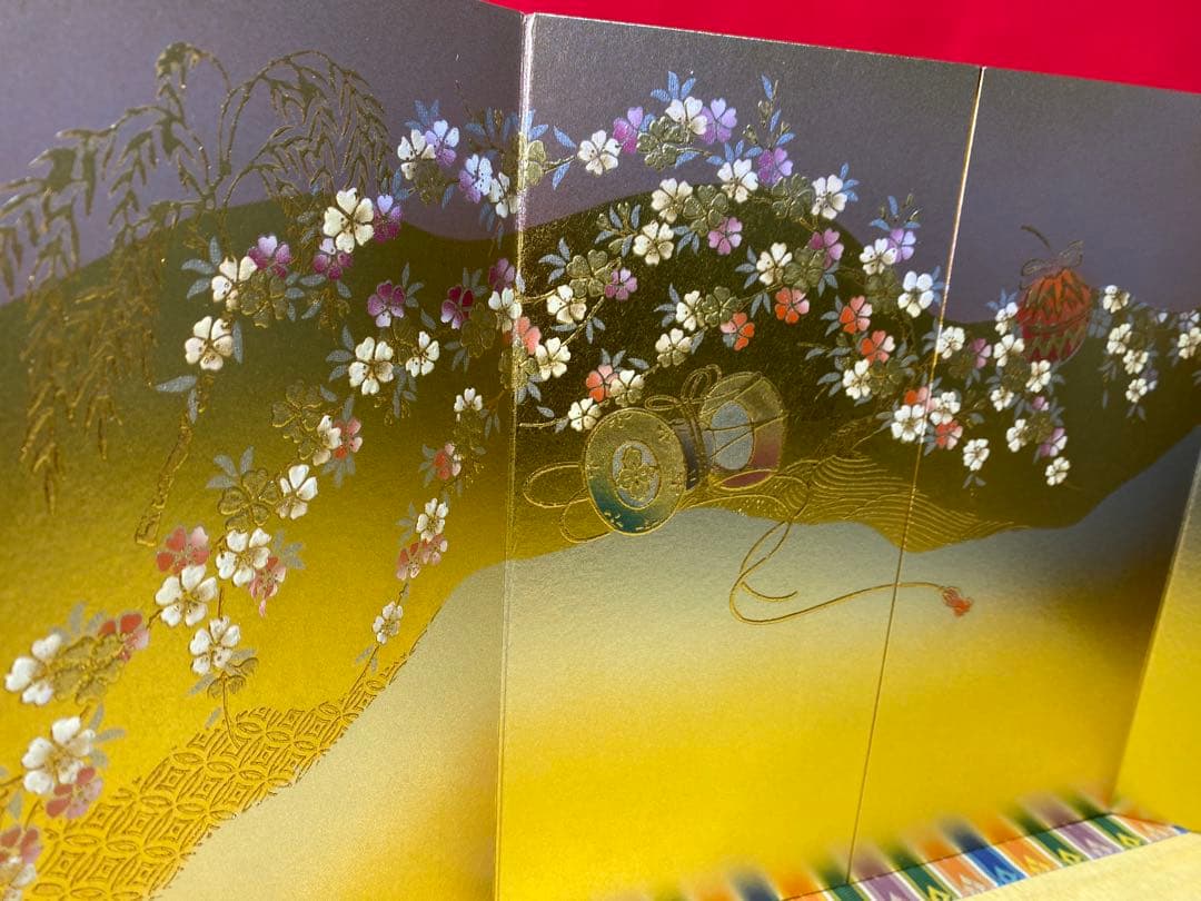 東京久月　雛人形　西陣織金蘭　オリジナル頭　収納親王飾り