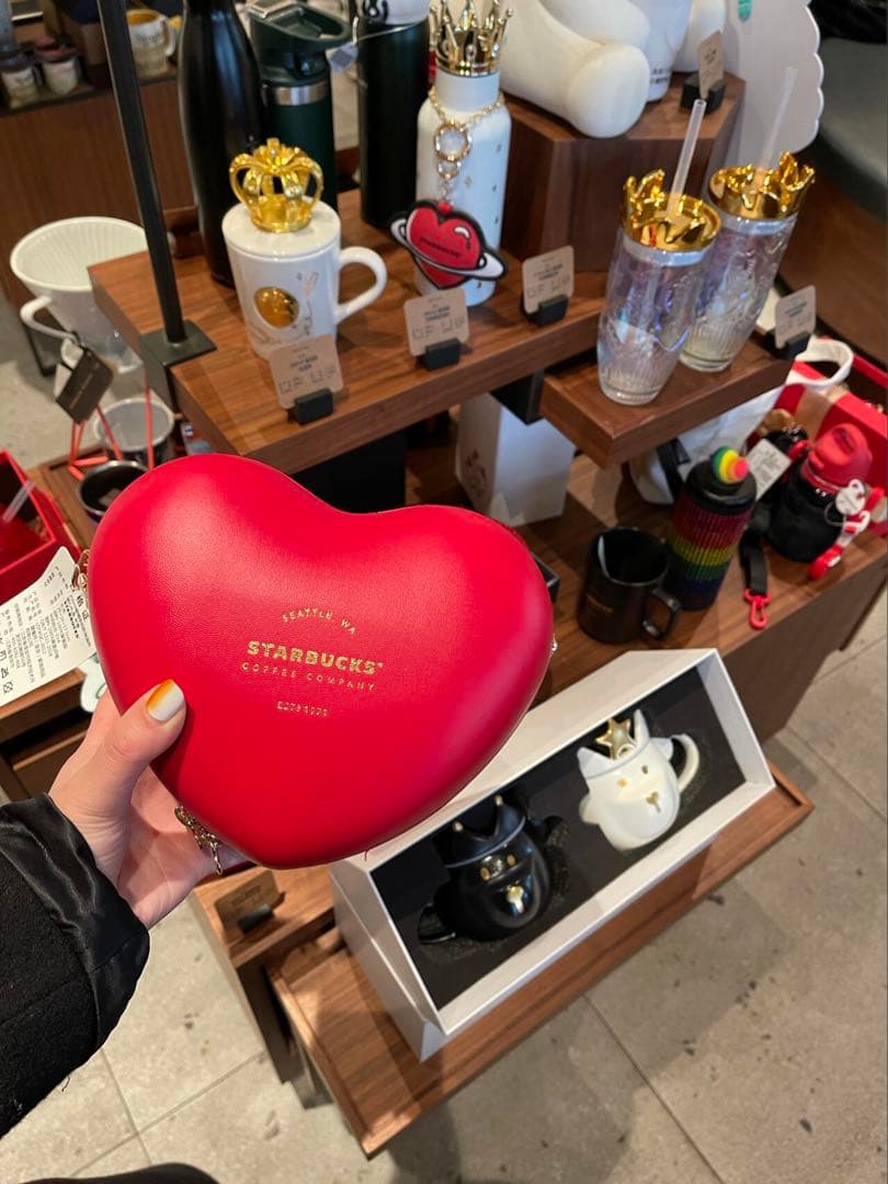 スターバックス ステンレスウォーターボトル ラブサーモスカップ+ラブバッグセット