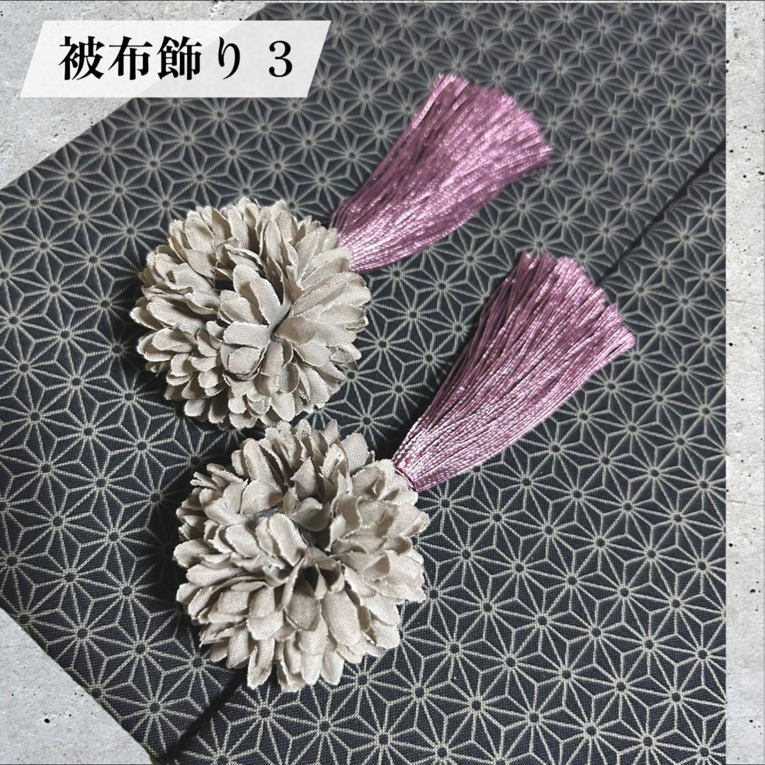 七五三　３歳　被布コートセット 男の子 utatane ジャガード　正月　着物