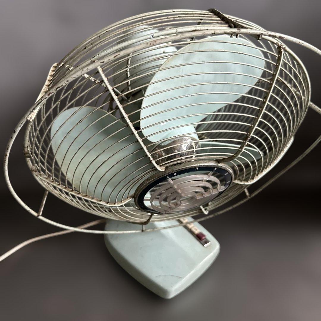 ヴィンテージ　三洋扇風機　サンヨー　通電確認済みとても可愛いカラー！