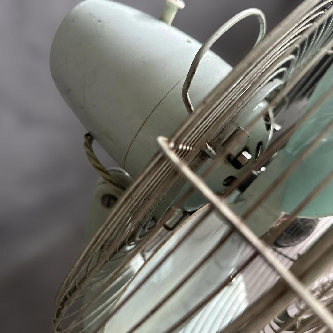 ヴィンテージ　三洋扇風機　サンヨー　通電確認済みとても可愛いカラー！