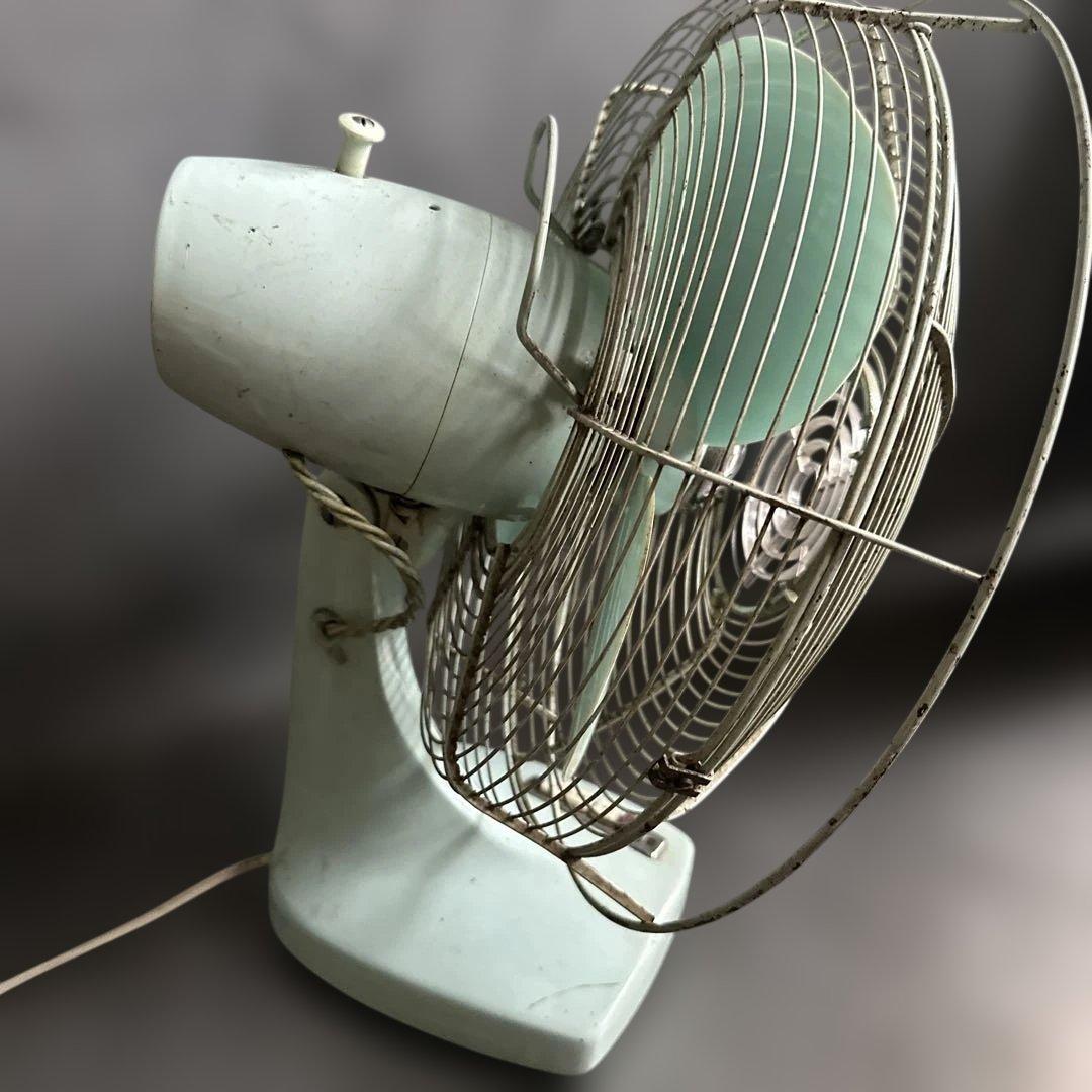 ヴィンテージ　三洋扇風機　サンヨー　通電確認済みとても可愛いカラー！