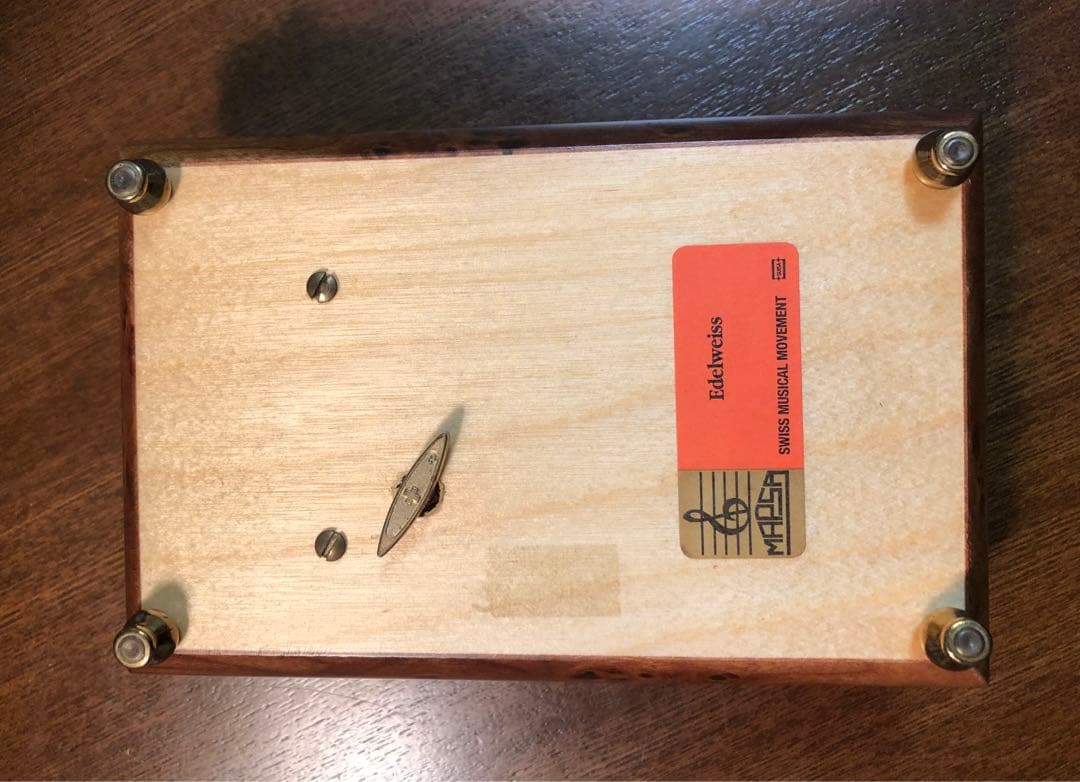 MAPSA マプサ オルゴール ジュエリーボックス  小物入れ  花梨木杢