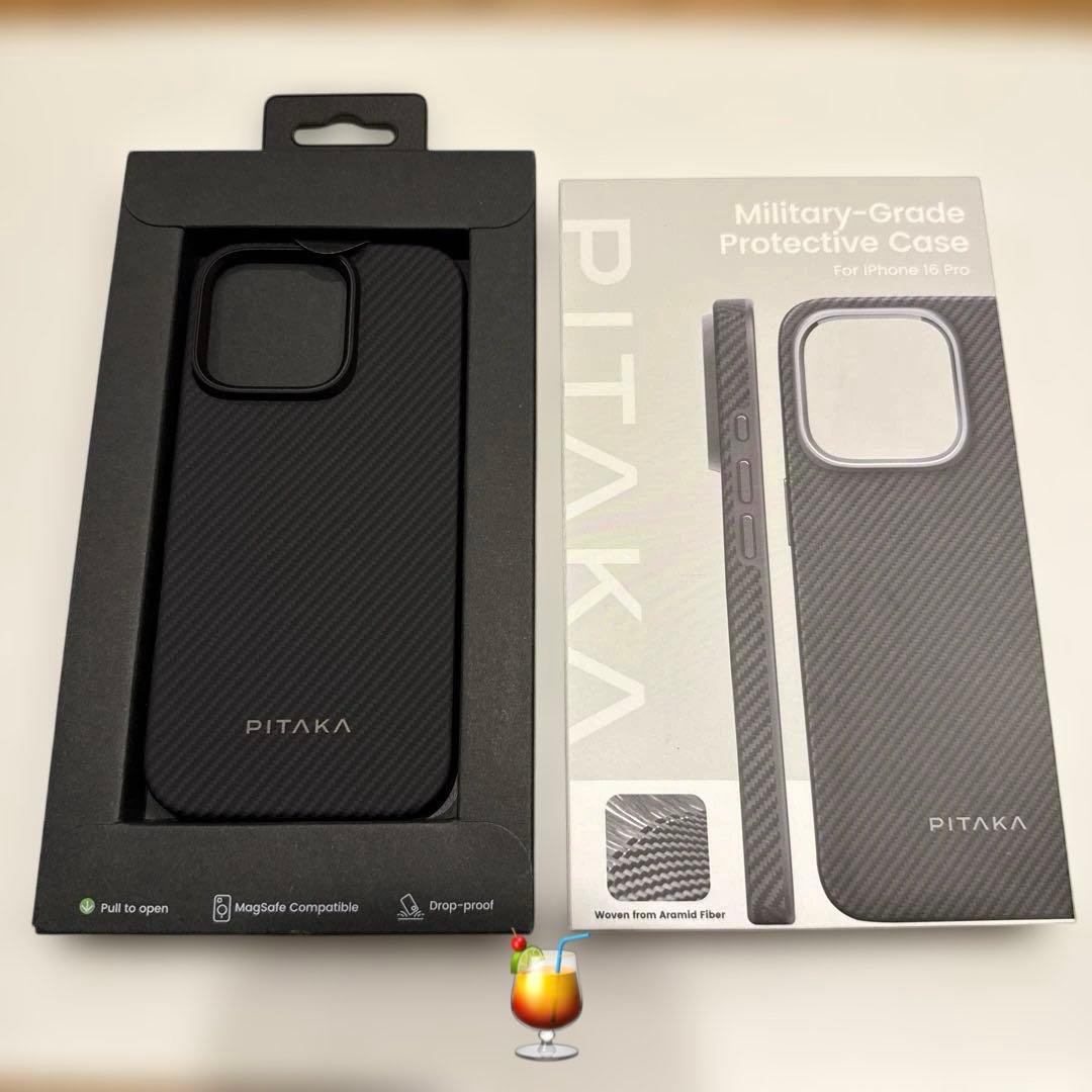未使用）PITAKA iPhone16Pro用ケース マグセーフ付き