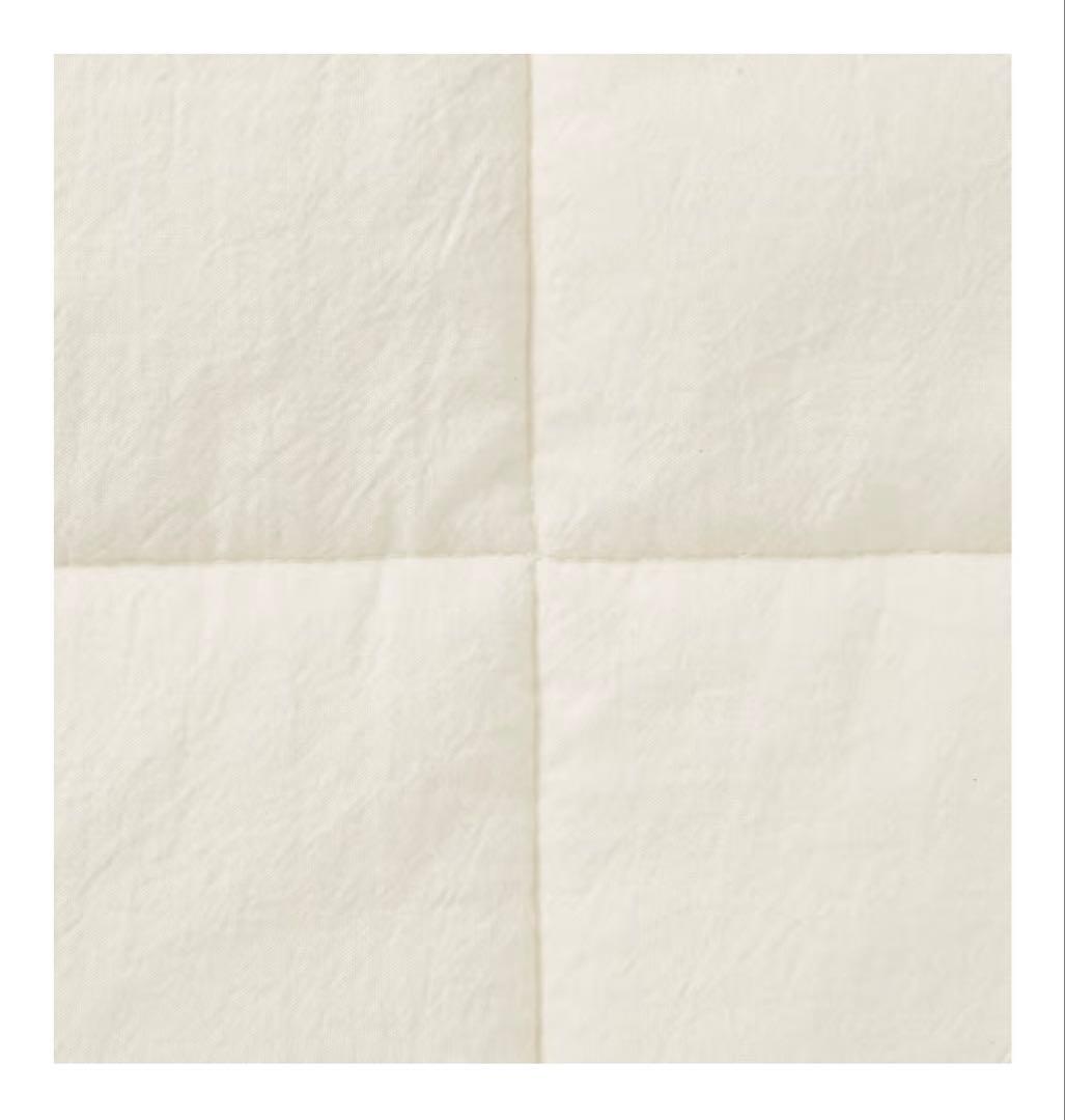 無印良品 滑り止め付 綿洗いざらし 敷パッド・S 生成　新品２枚組