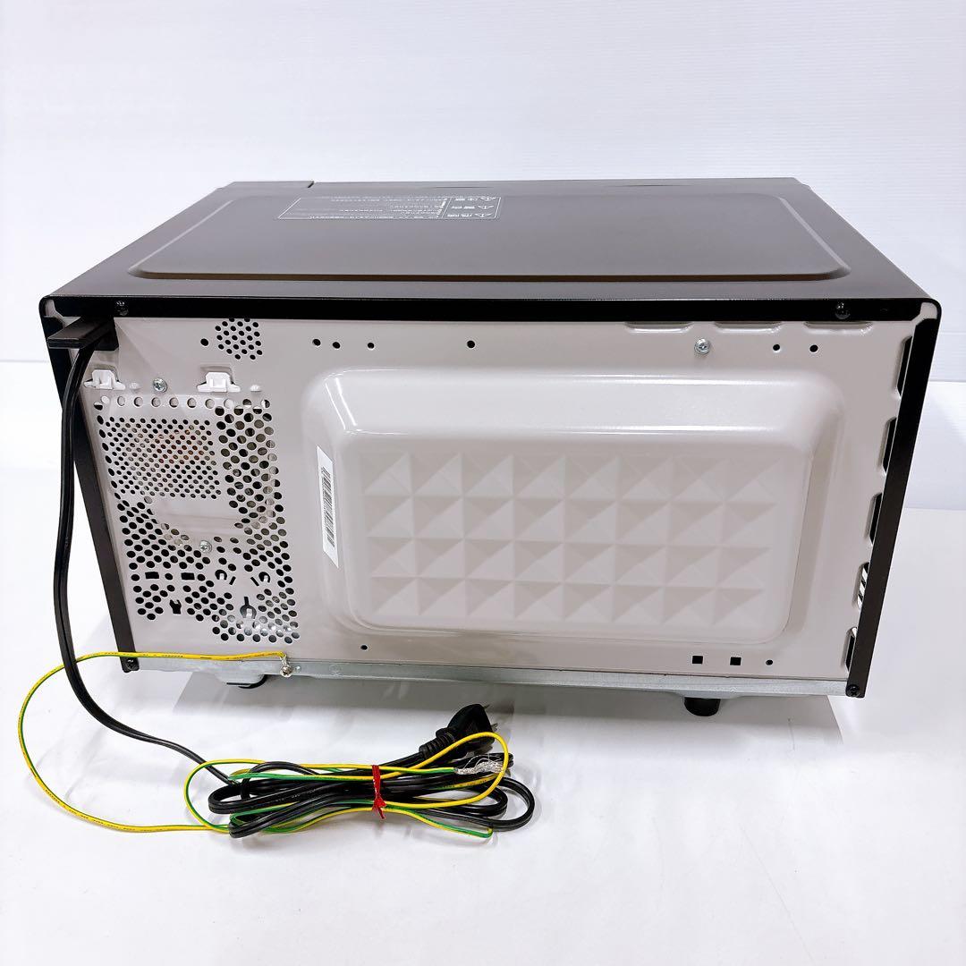 アイリスオーヤマ ミラーガラス 18L フラット 簡単シンプル電子レンジ