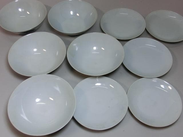 蓋茶碗■吸物碗 5客セット（江戸後期～明治期）丸窓幾何学模様紋 洸春 蓋物 骨董