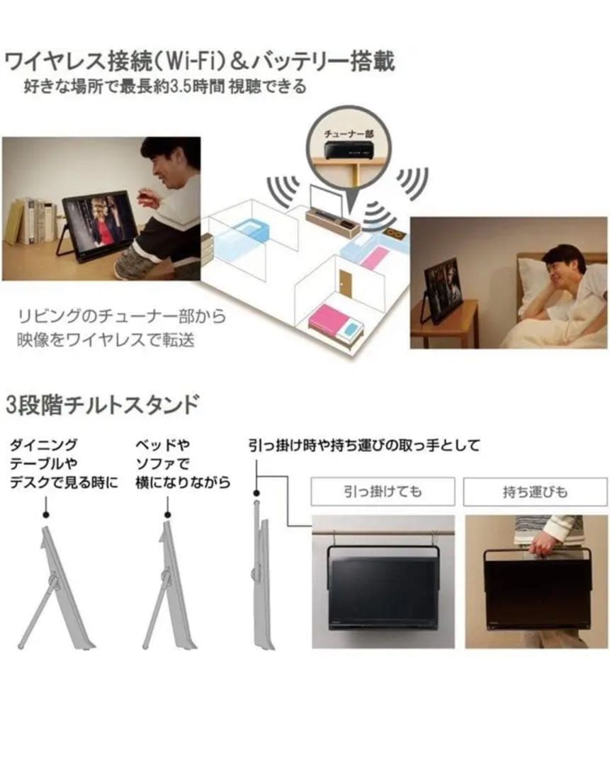 Panasonic プライベート・ビエラ UN-19CFB8-K