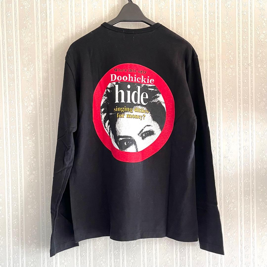 hide ヒデ♪ HEAD WAX ロングTシャツ バックプリント