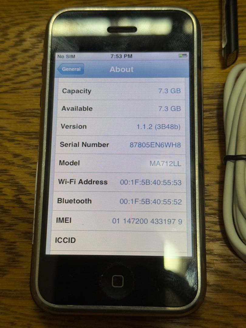 iPhone 2G 美品 16GB 初代iPhone　第1世代 日本未発売