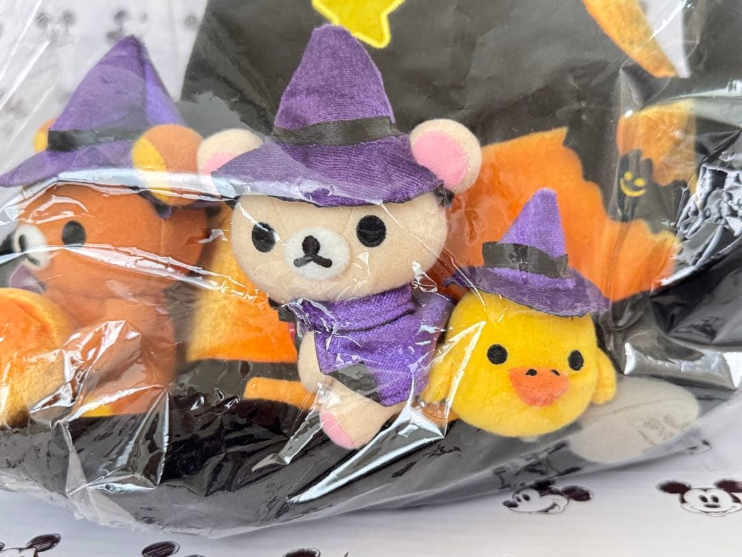 リラックマ　ハロウィン　ぬいぐるみ付き帽子
