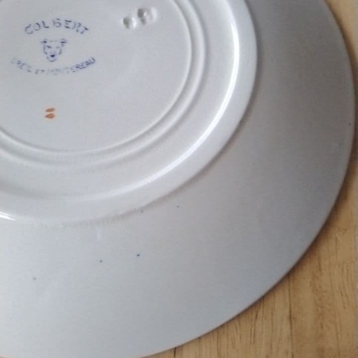 フランスアンティーク　 Colbertコルベート　デザート皿