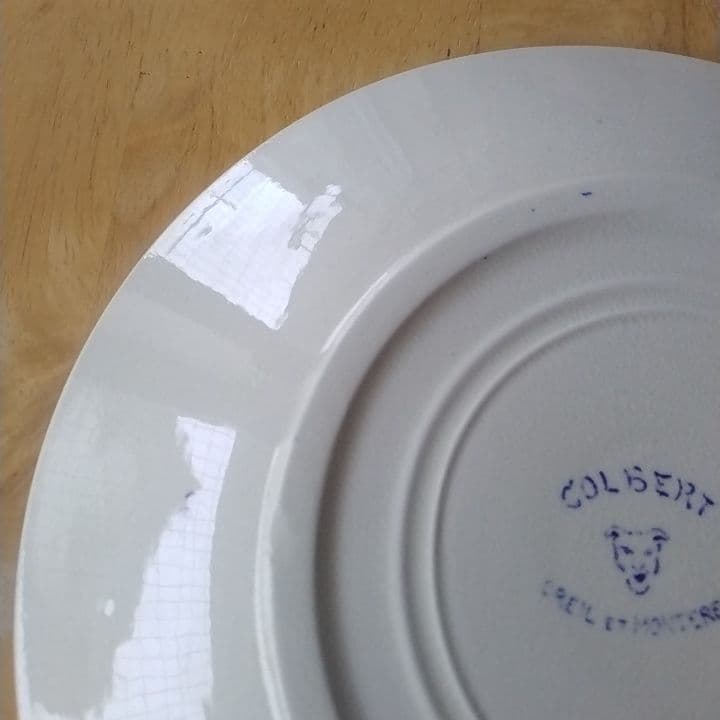 フランスアンティーク　 Colbertコルベート　デザート皿
