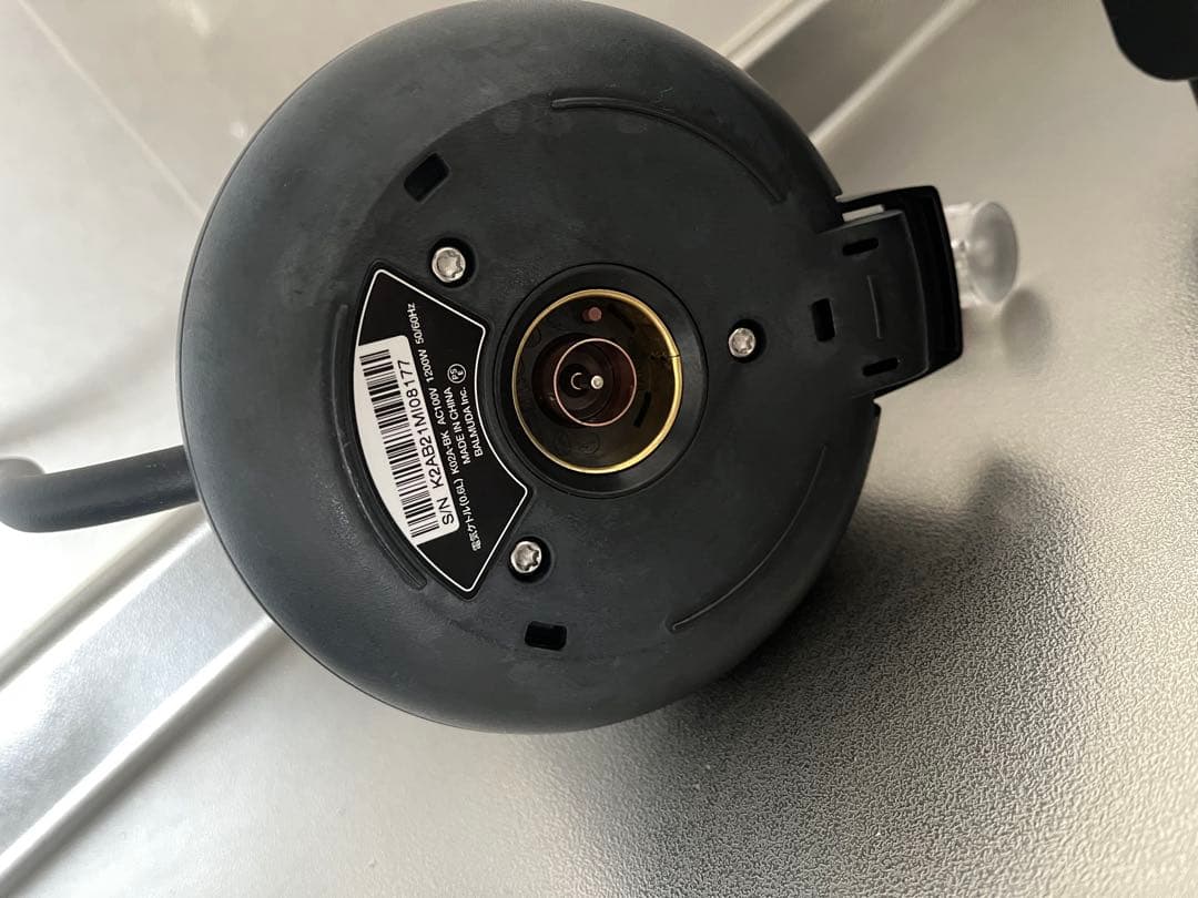 バルミューダ トースター　電気ケトル　ブラック