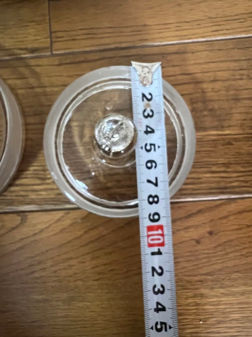 ガラス製標本瓶(すり合わせ蓋付き)高さ約50cm