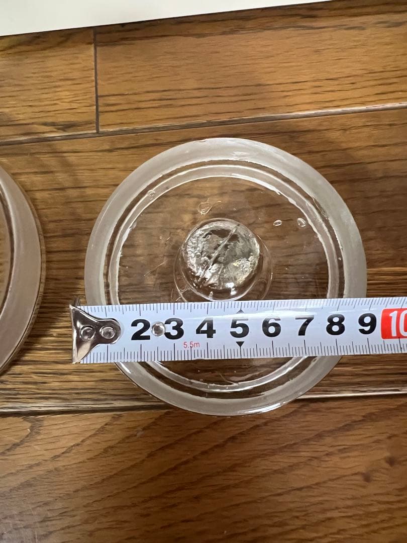 ガラス製標本瓶(すり合わせ蓋付き)高さ約50cm