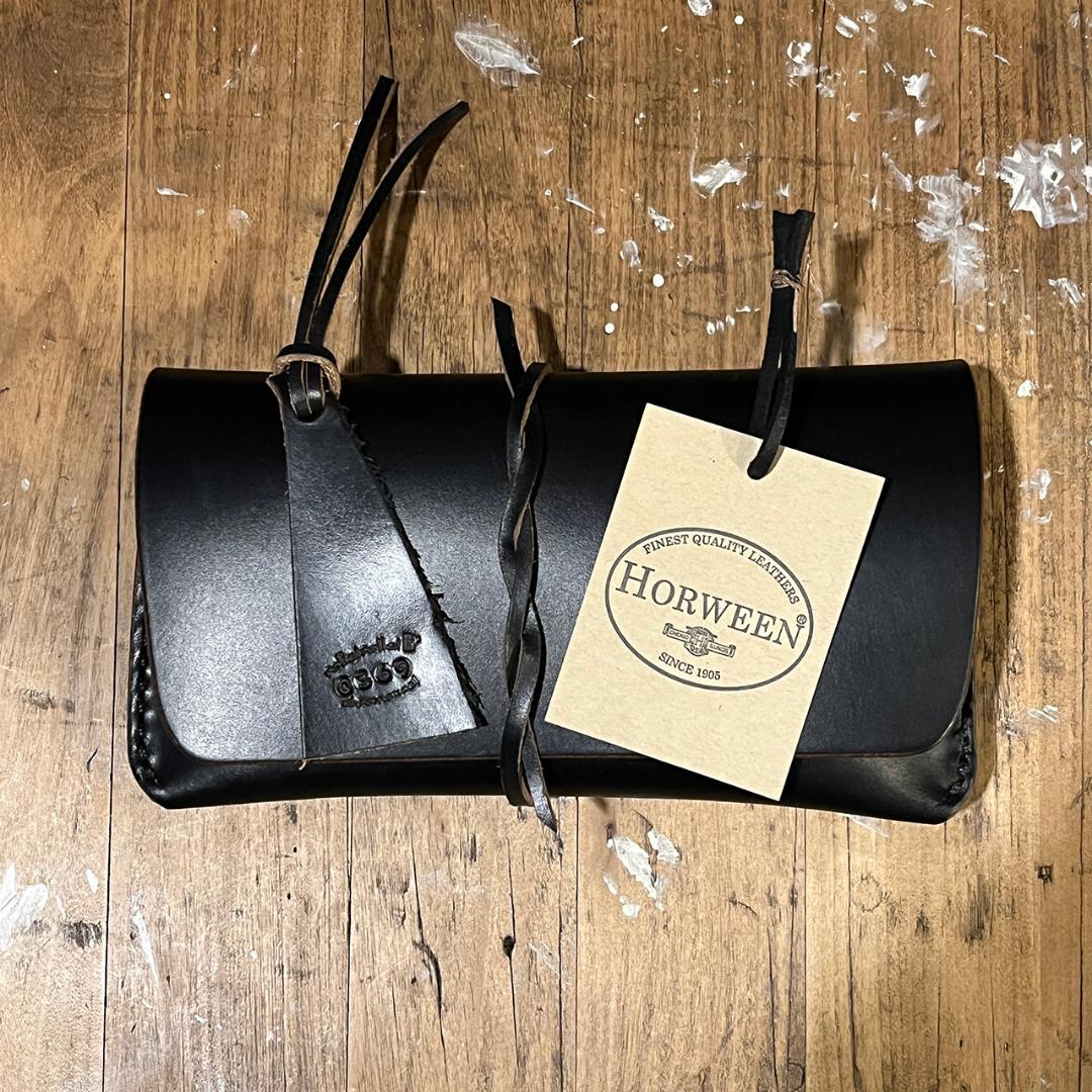 クロムエクセル長財布 クロムエクセル 茶芯 オリジナル一点物 ホーウィン