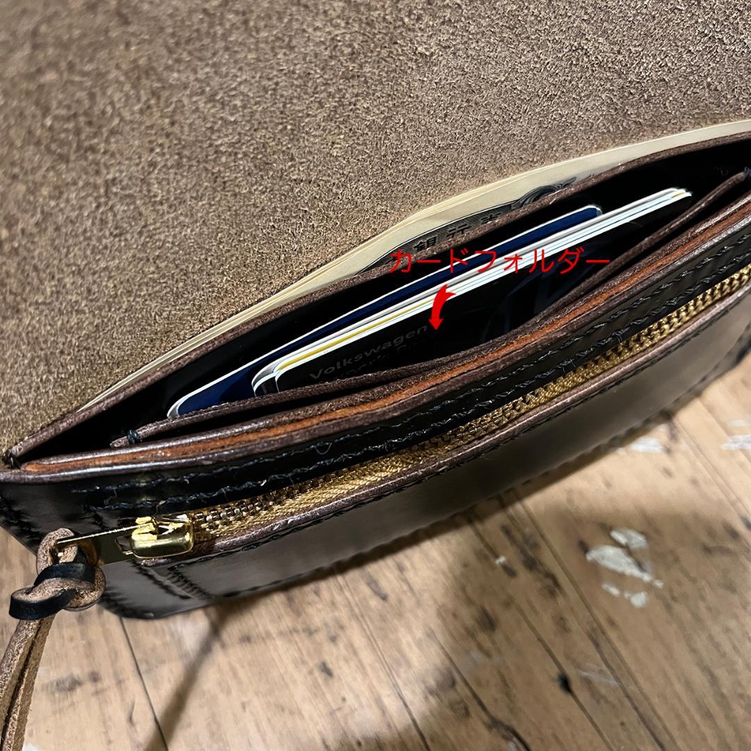 クロムエクセル長財布 クロムエクセル 茶芯 オリジナル一点物 ホーウィン