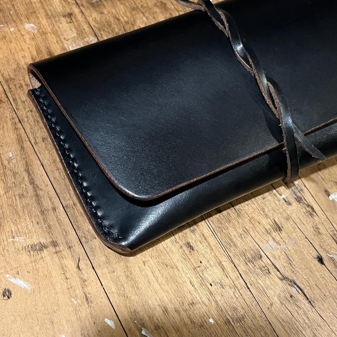 クロムエクセル長財布 クロムエクセル 茶芯 オリジナル一点物 ホーウィン