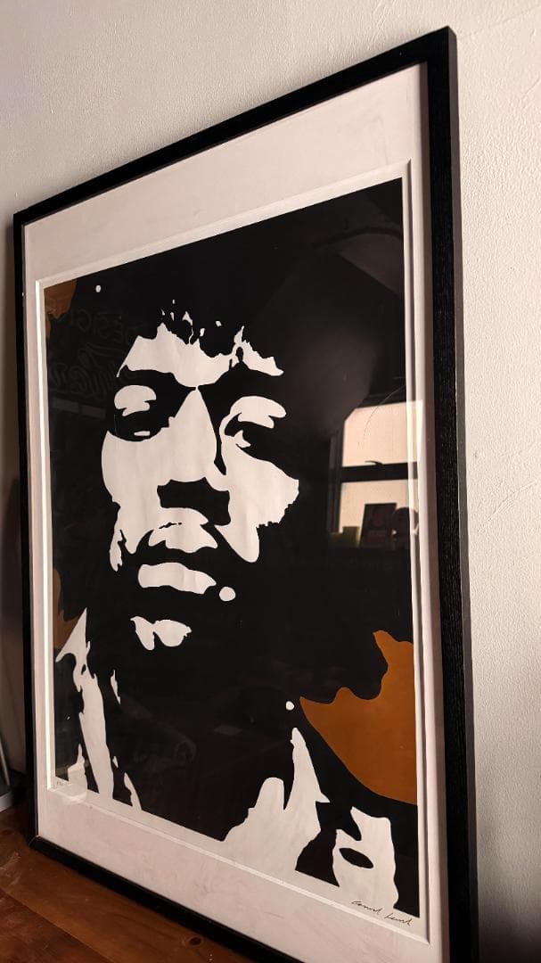 コンラッド・リーチ ジミ・ヘンドリックス シルクスクリーン