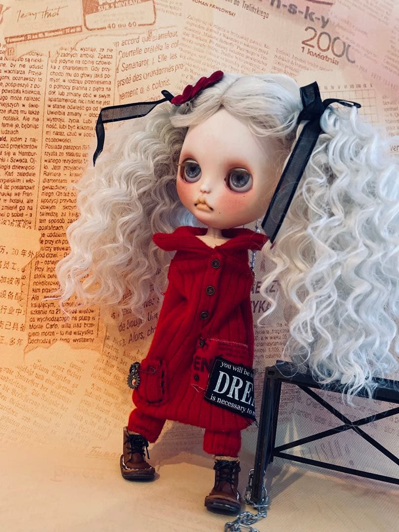 【専用】カスタム アイシードール デザインウィッグ アウトフィットフルセット