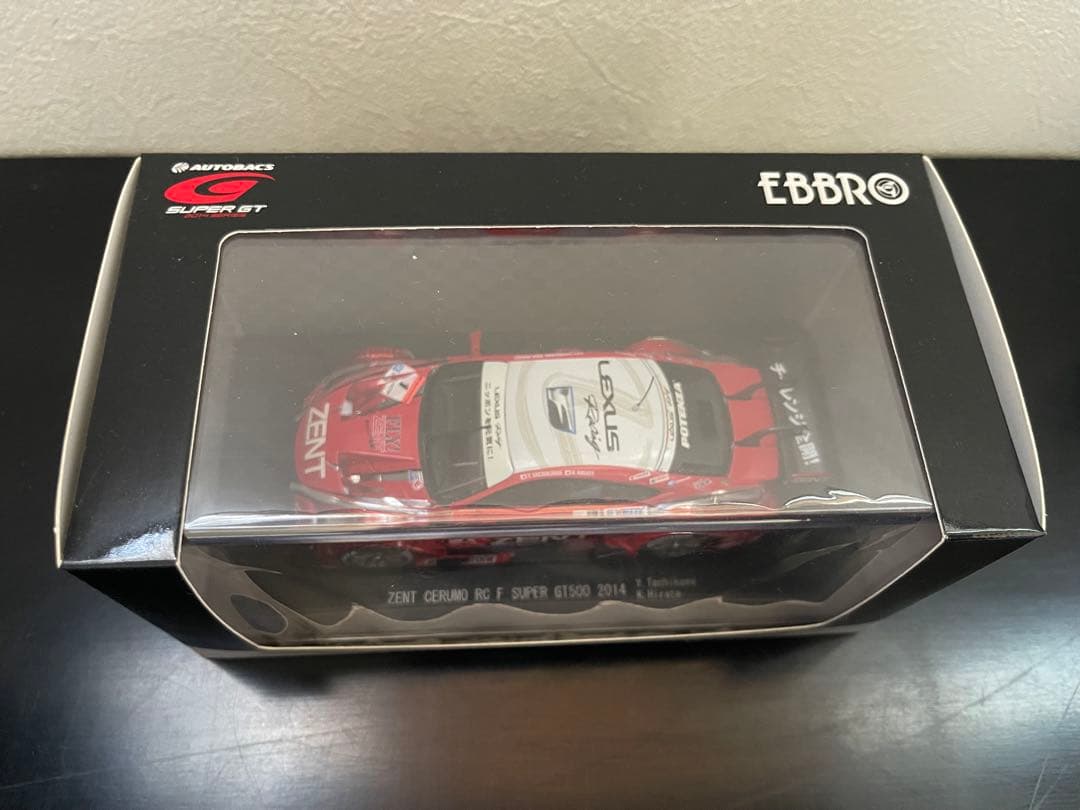 ミニカー EBBRO SUPER GT 2014 ZENT CERUMO RC F 1