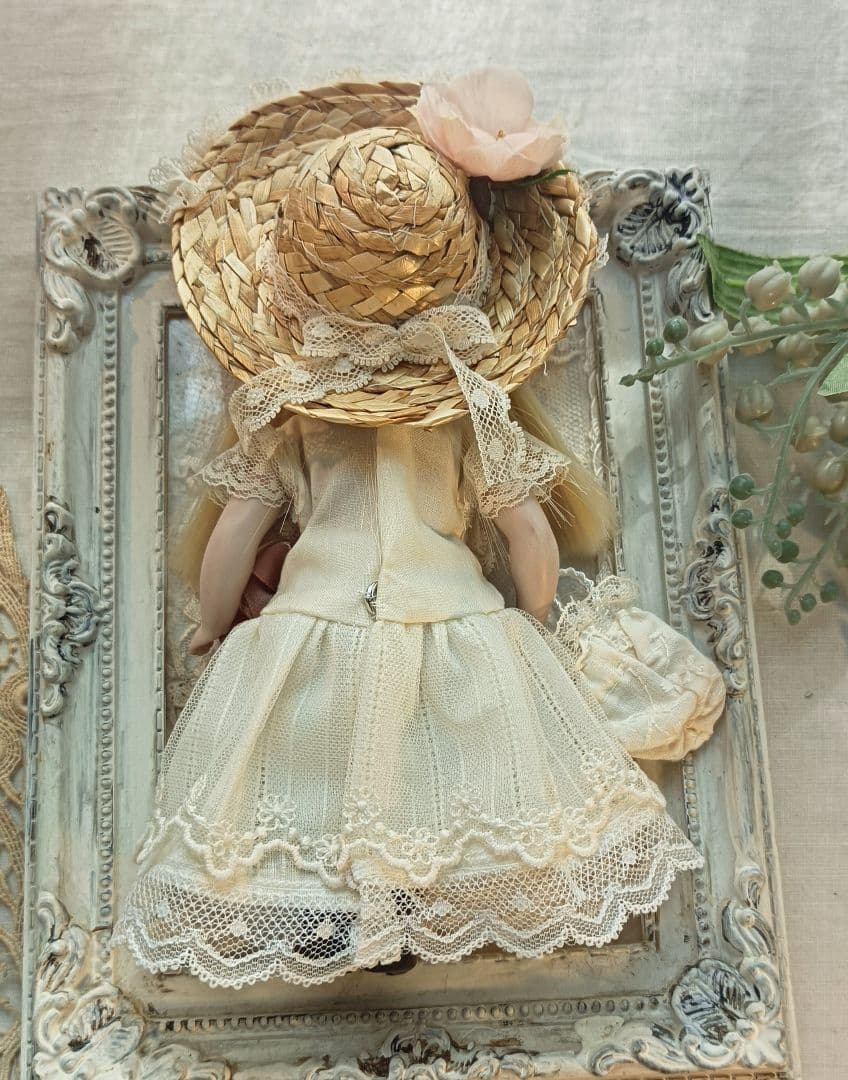 Handmade　ビスクドール　アウトフィット　ミニョネット　約18cm前後