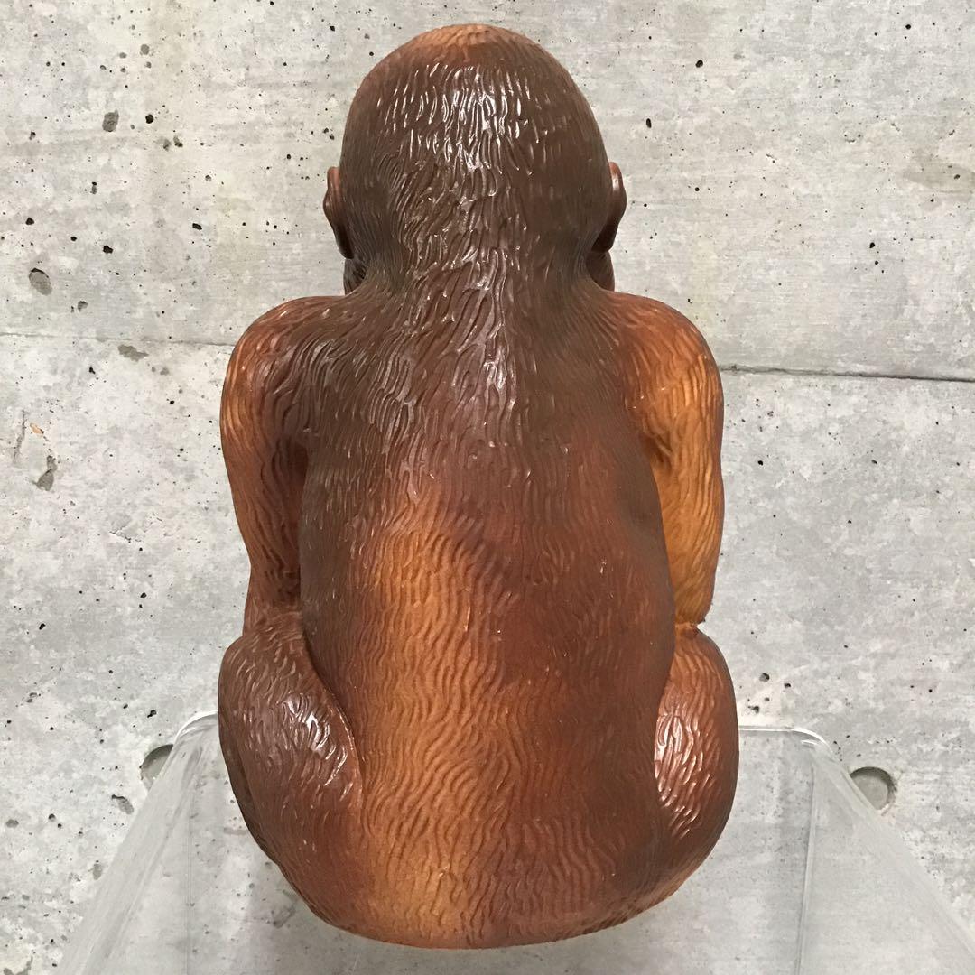 70s ゴリラ ビンテージ ソフビドール 貯金箱 BIGサイズ