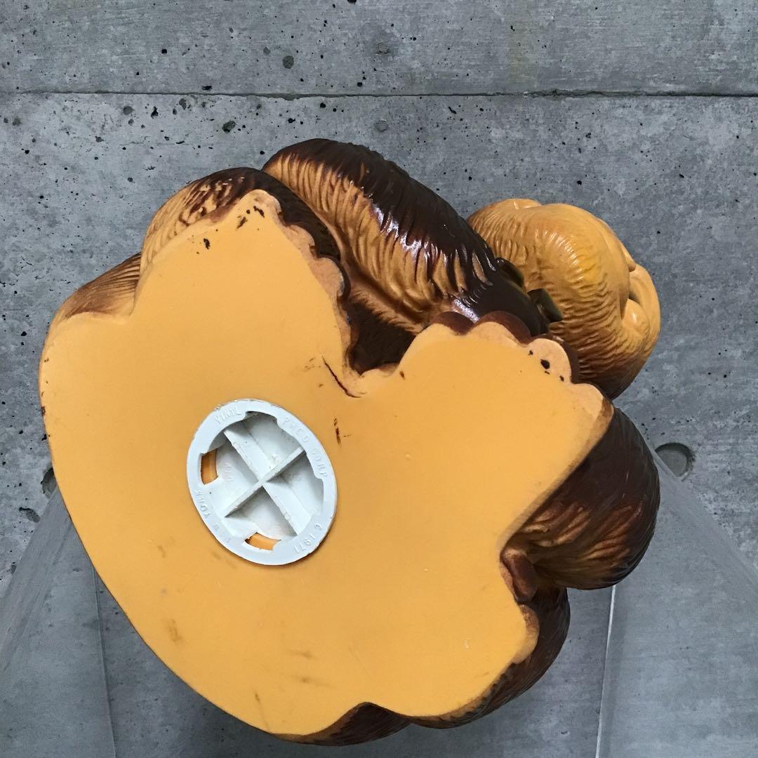 70s ゴリラ ビンテージ ソフビドール 貯金箱 BIGサイズ