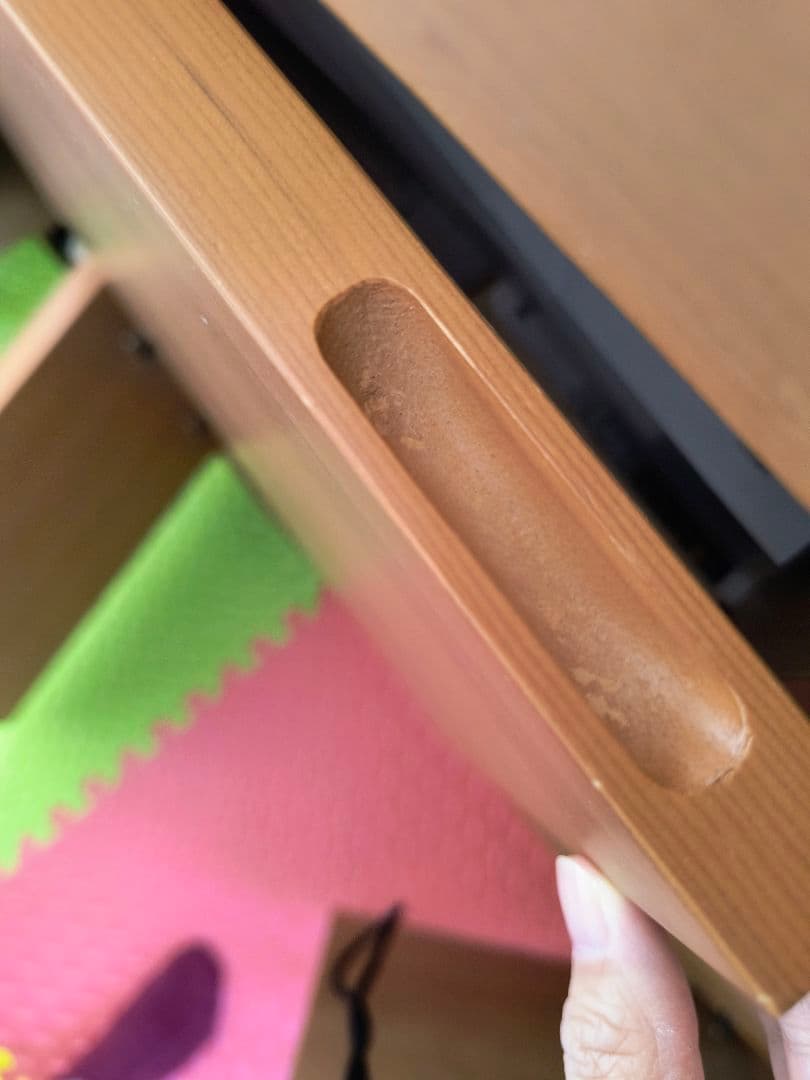 大幅値下！ 大川家具 キャビネット ペルル 日本製 ♡ 棚 ３段 北欧