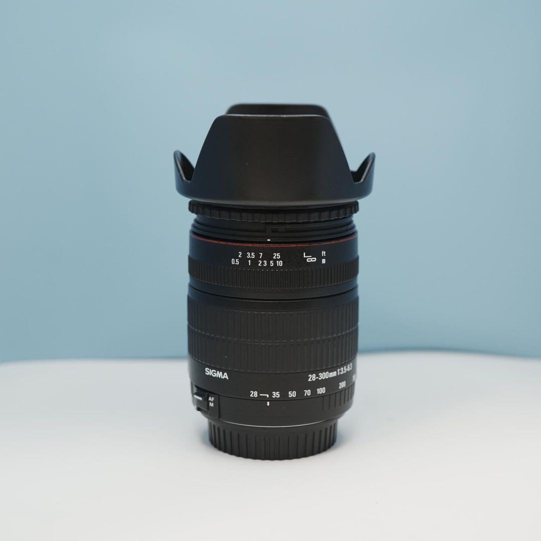 SIGMA 28-300mm Canon用 標準+望遠レンズ 美品 a3928