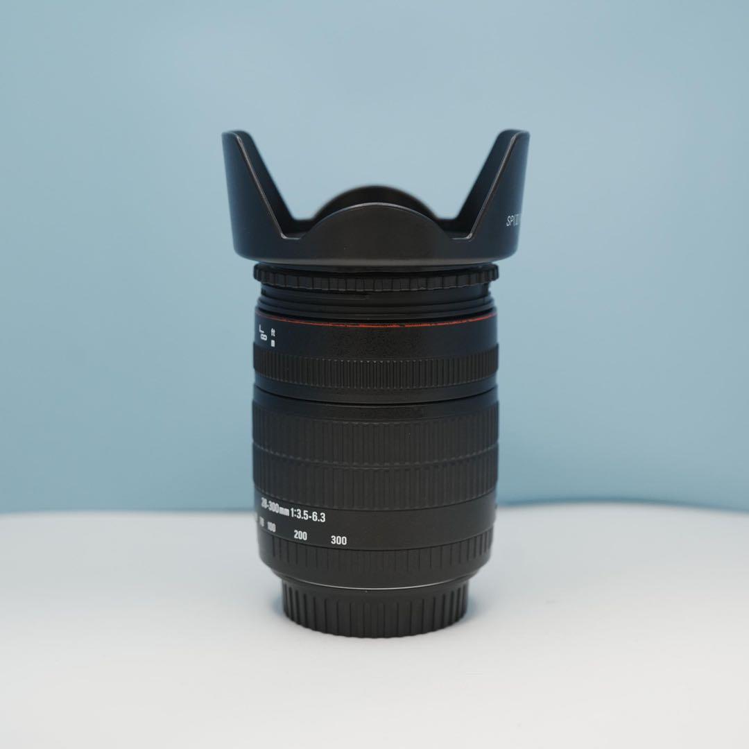 SIGMA 28-300mm Canon用 標準+望遠レンズ 美品 a3928