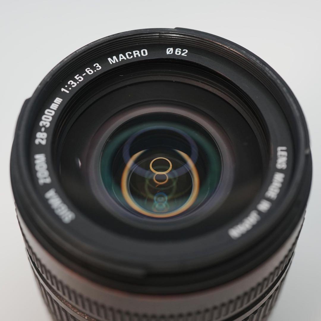 SIGMA 28-300mm Canon用 標準+望遠レンズ 美品 a3928