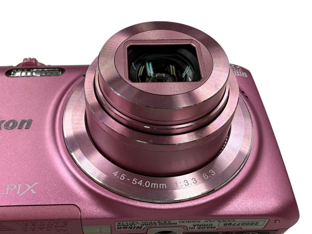Nikonニコン　デジタルカメラ COOLPIX S6800 ピンク　稼働品