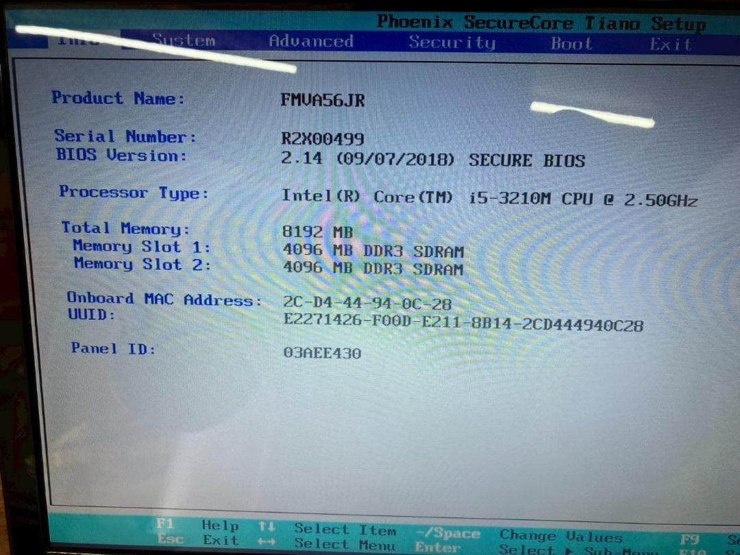 富士通★FUJITSU LIFEBOOK★FMVA56JR