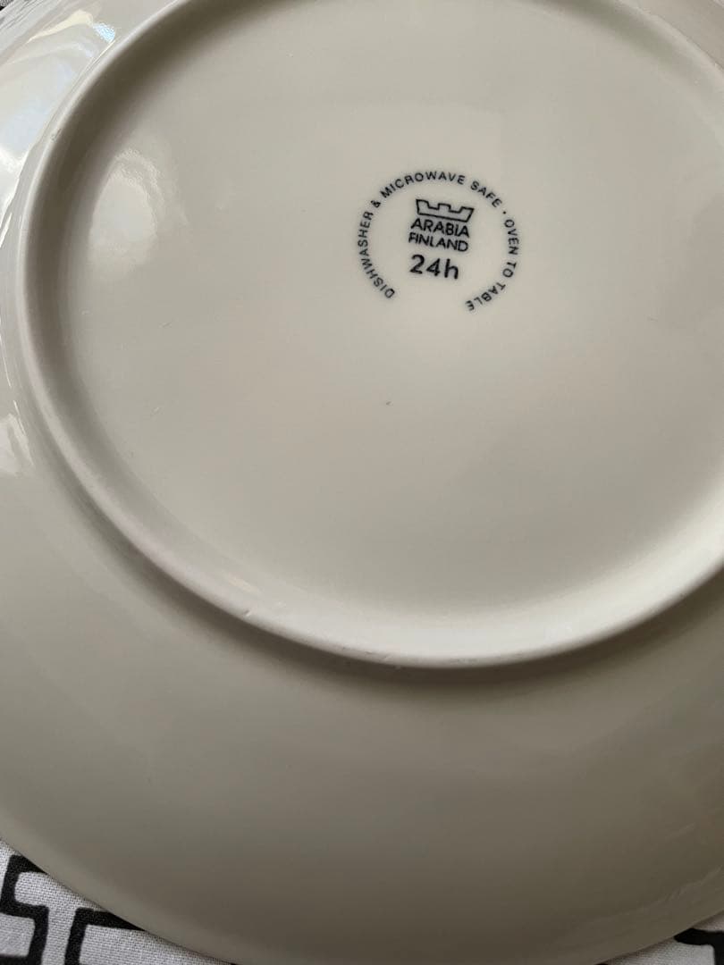 アラビア 24h　Avec　アベック　26cm ブルー　 旧ロゴ