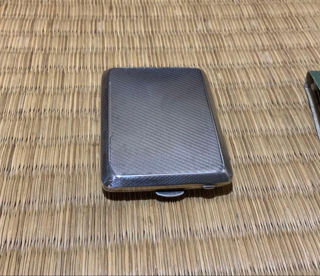アンティークシルバー　マッチケース