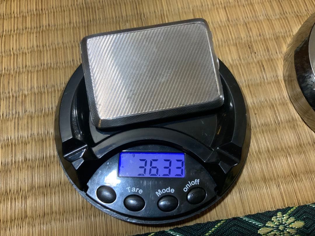 アンティークシルバー　マッチケース