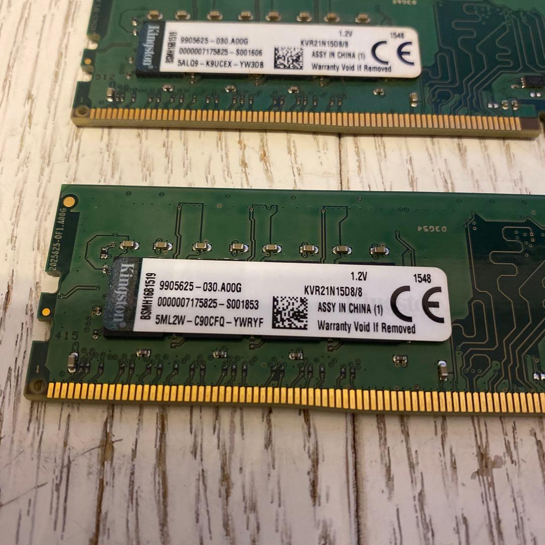 Kingston DDR4メモリ 8g×2 16g