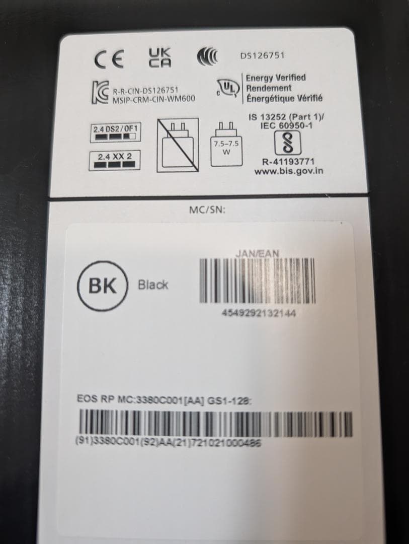 Canon EOS RP ボディ【中古】