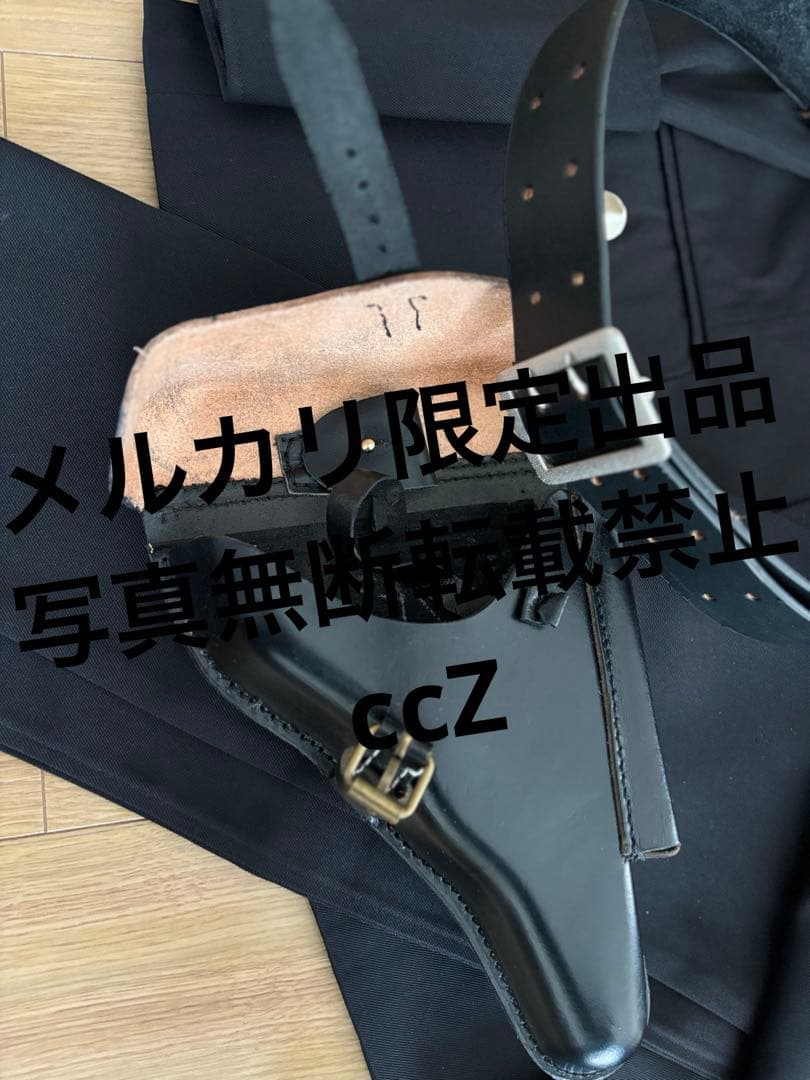 ドイツ軍　P08 ホルスター　精密復刻版　本革
