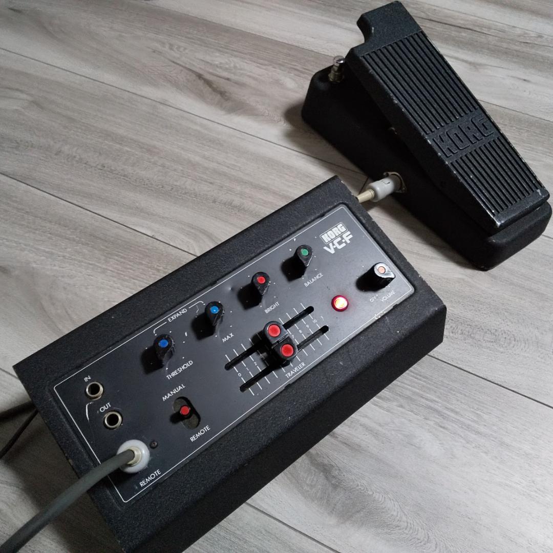 【70年代ビンテージ】KORG V.C.F FK-1フィルター(フットペダル付)