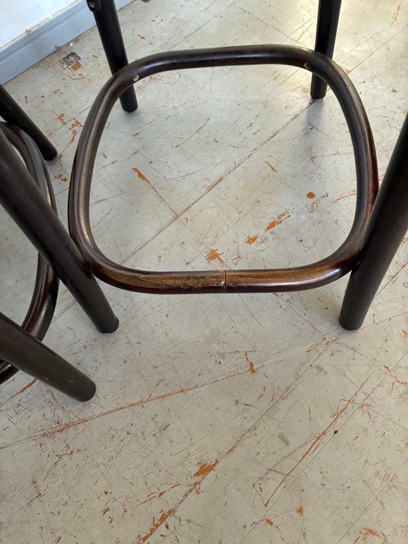 TON ベントウッドカウンターチェア 3脚セット