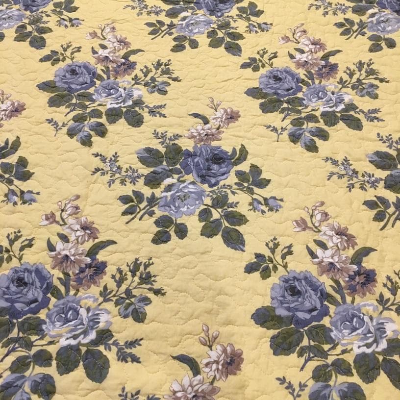 ベッドカバー キルトカバー 2点セット 花柄 twin/Linley