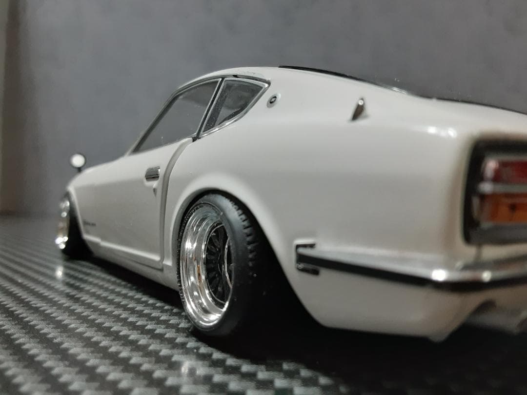 Hachette 1/24 日産 Fairlady 240Z 白 カスタム改