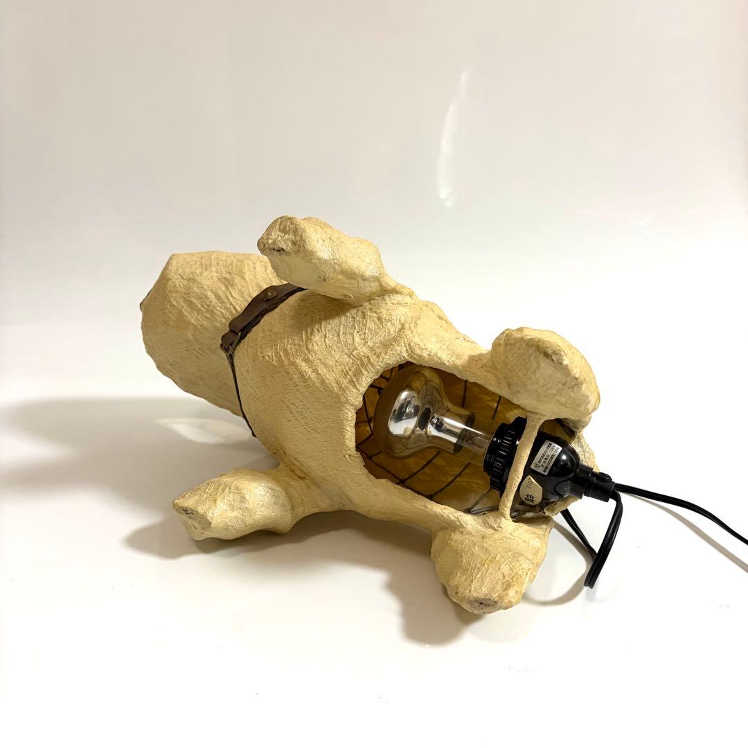 ブルテリア　犬　照明　フロアスタンド　ミッドセンチュリー　ビンテージ　レトロ